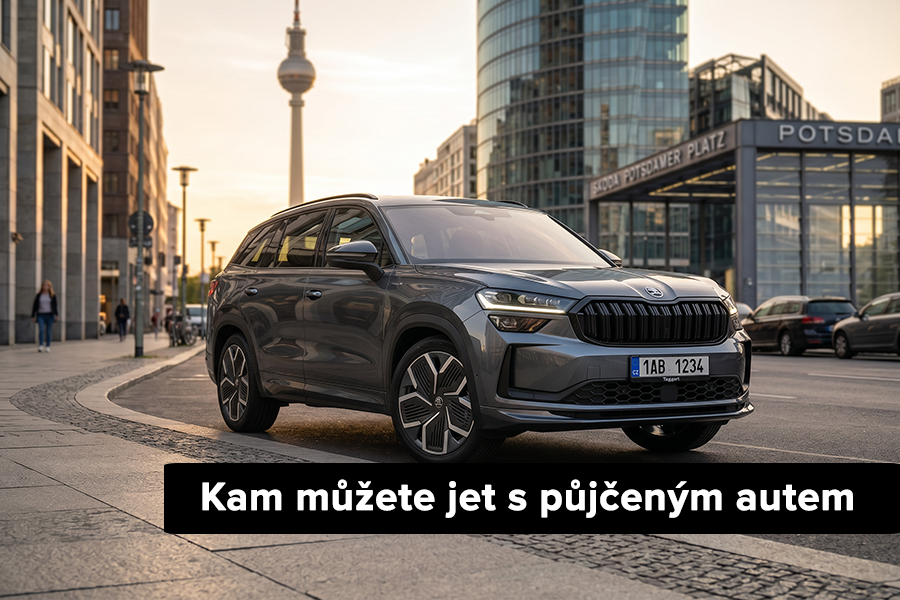 Kam můžete jet s půjčeným autem Výjezd s pronajatým autem Taggart do zahraničí.