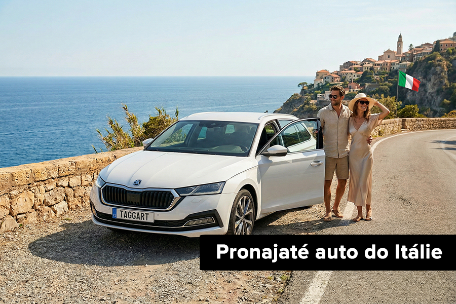 Půjčeným autem do Itálie